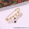 Women's Lipstick Brooch: Versatile Alloy Hat/Bag Pin Accessory