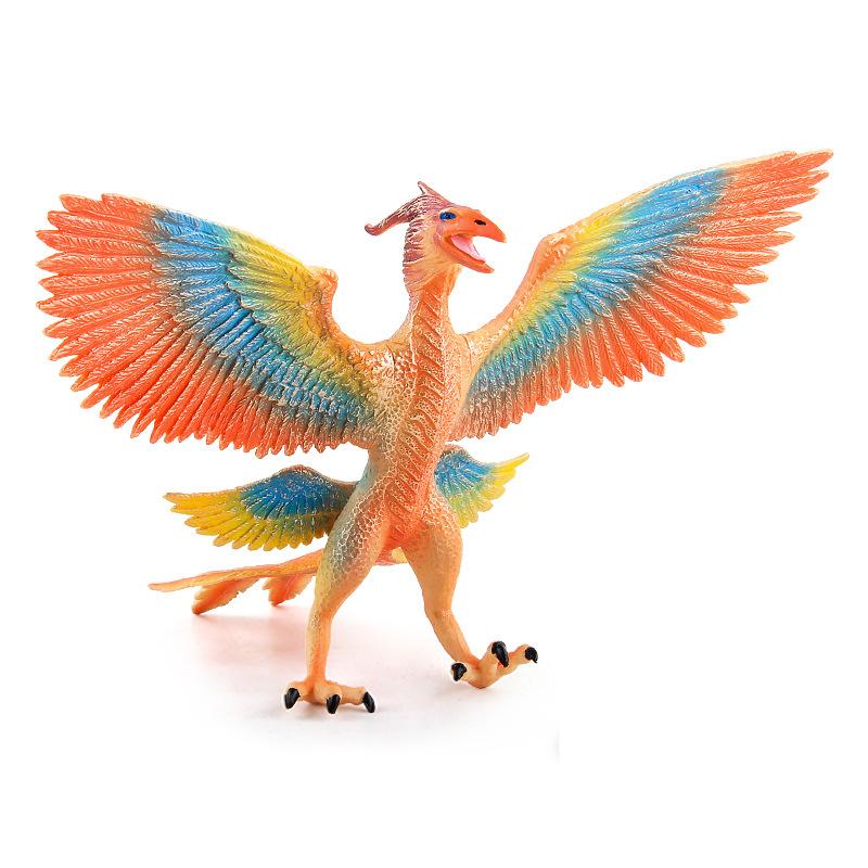 Animal Figures Decorations Model Simulation Mythology Dragon White Tiger Basaltic Suzaku Magic Real Color Solid Model Ornaments