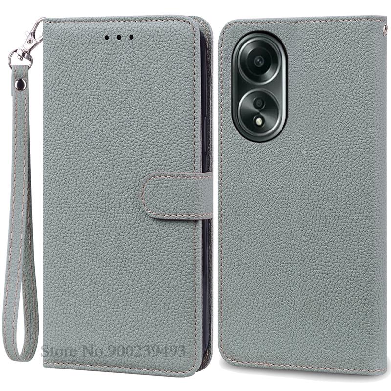 A58 A 58 Case For OPPO A58 Case Silicone Wallet Flip Leather Case For OPPO A58 4G Case Book Cover For OPPO A58 5G Phone Fundas