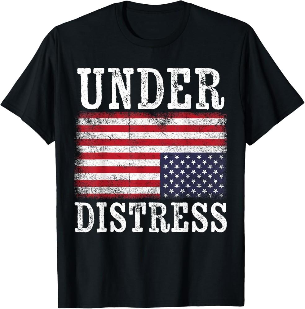 Vintage Distress United States Upside Down American Unisex T-Shirt Unisex T-Shirt XXXL