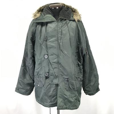 Cinema Mods Coat N-3B Flygjacka Herr L Khaki Jacka Tröja(BEGAGNAD)