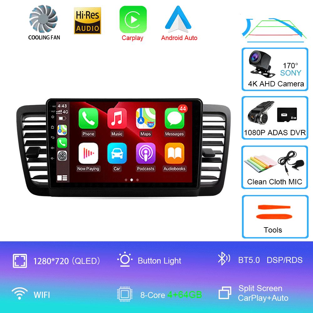 Android 14 Car Radio For Subaru Outback 3 Legacy 4 2003 - 2009 Multimedia Video Player Navigation Stereo GPS No 2din 2 Din Dvd