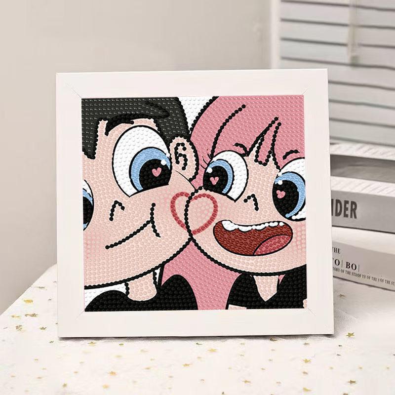 High-End Diamond Painting Diy Van Gogh Starry Sky Cat Creative Handmade Toy Table Decoration Diamond Painting With Frame