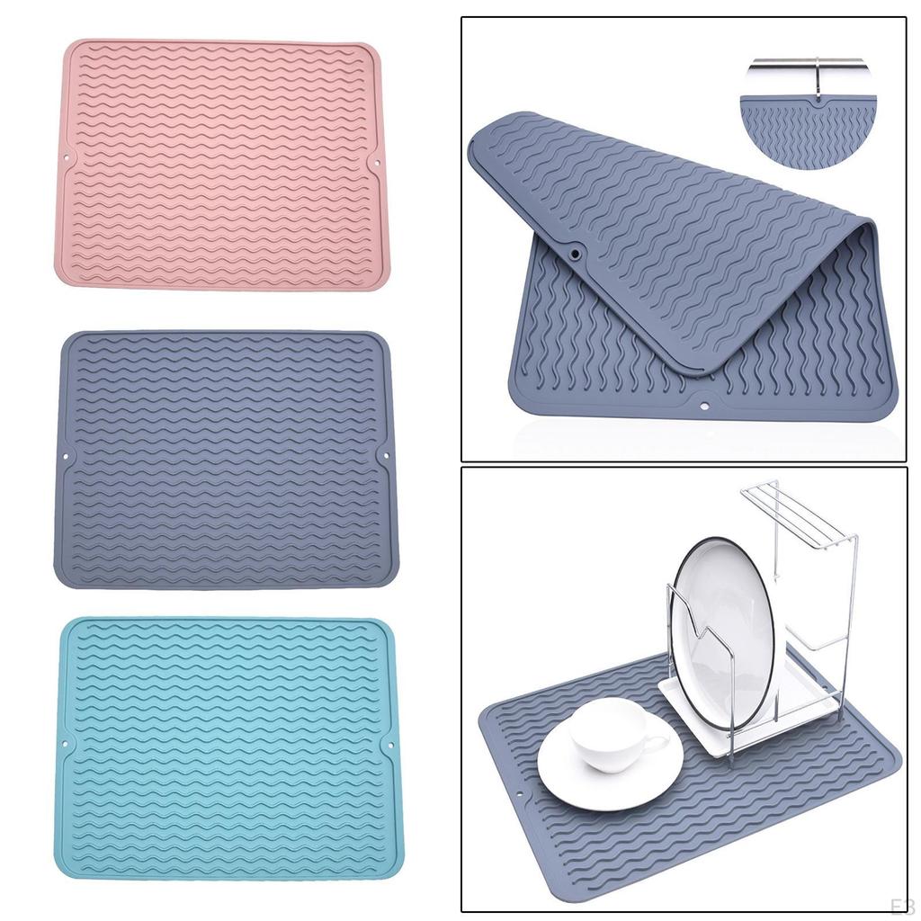 Silicone Dish Draining Mat Drying Pad