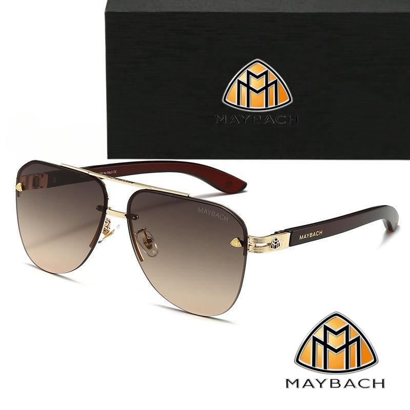 MAYBACH Sunglasses Luxury brand for Men and women Classic Sun Glasses High Quality Eyewears Pilot Goggle UV 400 Protection
