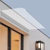 Transparent Outdoor Window Awning Canopy, 50x80cm Wall Mounted Rain Shelter, 3.5mm Thick Door Protection Cover or Exterior House