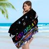 Classic Pop Rock Band C-Coldplay Bath Towel Microfiber Soft Water Absorbing Breathable For Girl Kids Cartoon Beach Towel