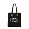 Large capacity canvas bag women's 2025 autumn and winter casual fashion shoulder bag alphabet commuter class tote bag
