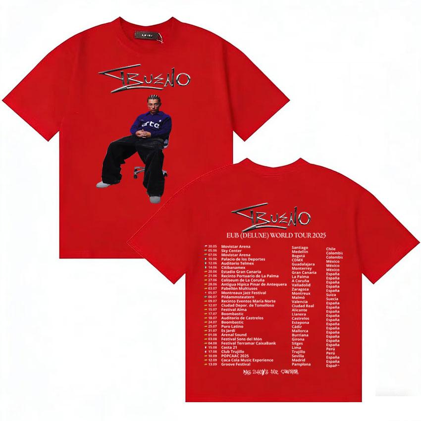 

Rapper Trueno El Ultimo Balie 2025 World Tour High Quality T Shirt Unisex Women Pop Oversized Tshirts Casual ONeck Comfort Tshirt S