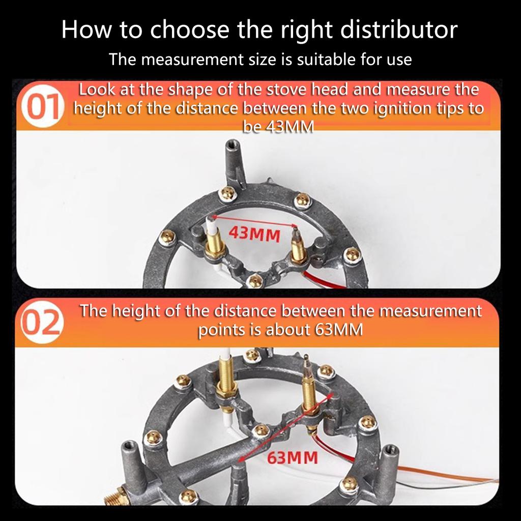 9 Cores Household Stove Accessories Stove Copper Nozzle Gas Stove Plate Fierce Fire Stove Part for Home Kitchens Outdoor