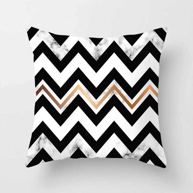 Nordic Geometric Cushion Cover Polyester Throw Pillows Covers Decorative Pillows 45X45Cm For Decoration Home Sofa Pillowcase New