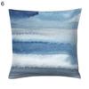 Blue Geometric Printed Throw Square Pillow Cover Sofa Chair Cushion Pillowcase