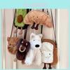 Bolso Peluche Croissant Con Cremallera Para Mujeres Y Adolescentes
