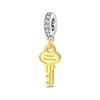 Charming Lucky Charm Key Heart Lock Beaded Bracelet Accessory