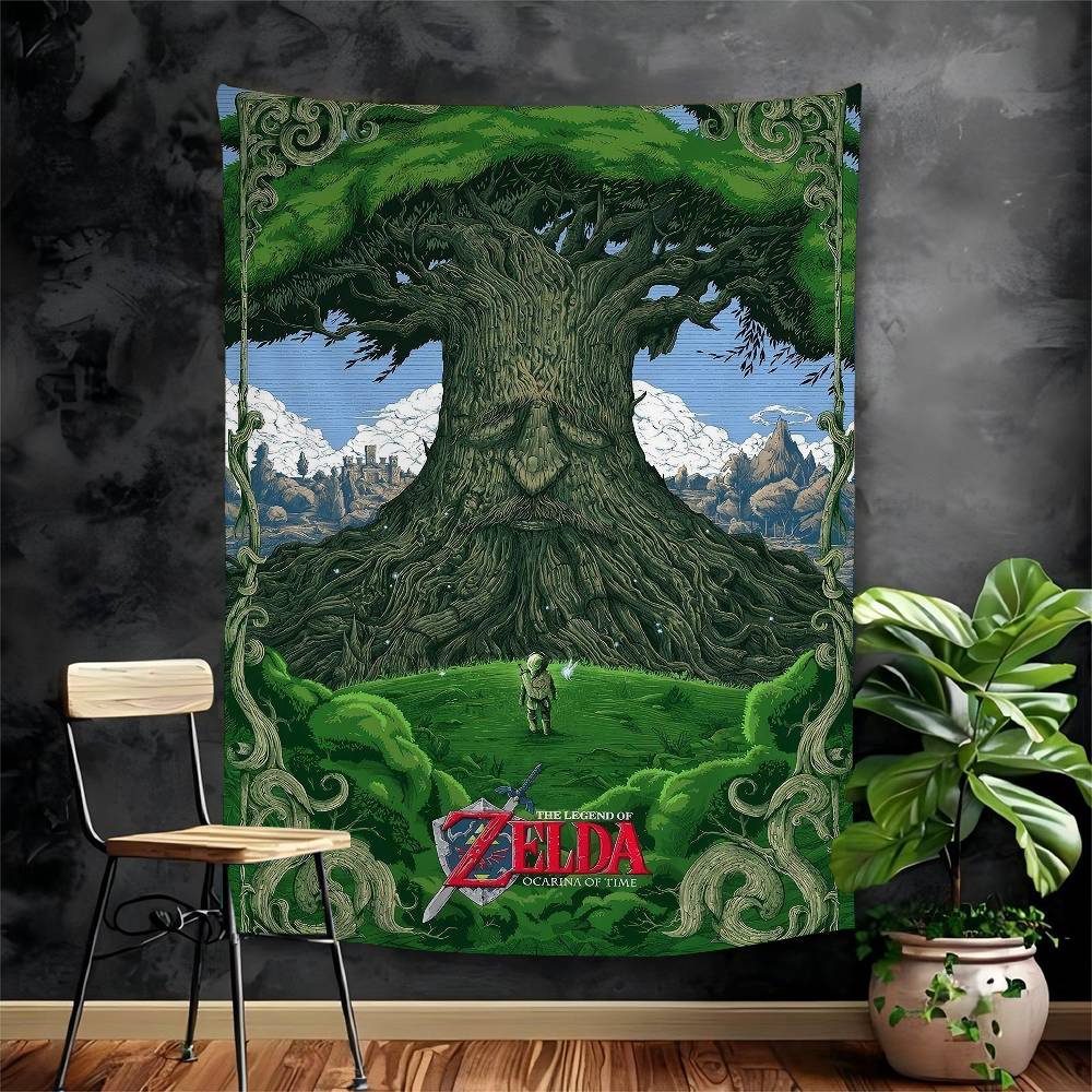 Legend Video Game Zeldas Link Printed Large Wall Tapestry Cheap Hippie Wall Hanging Bohemian Wall Tapestries Mandala Home Decor