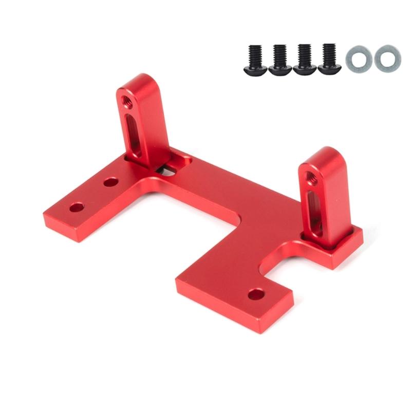 

Remote Control Tractor Truck Steering Servo Mount Aluminum Alloy Steering Gear Holder for 1/14 Scale RC Car червоний
