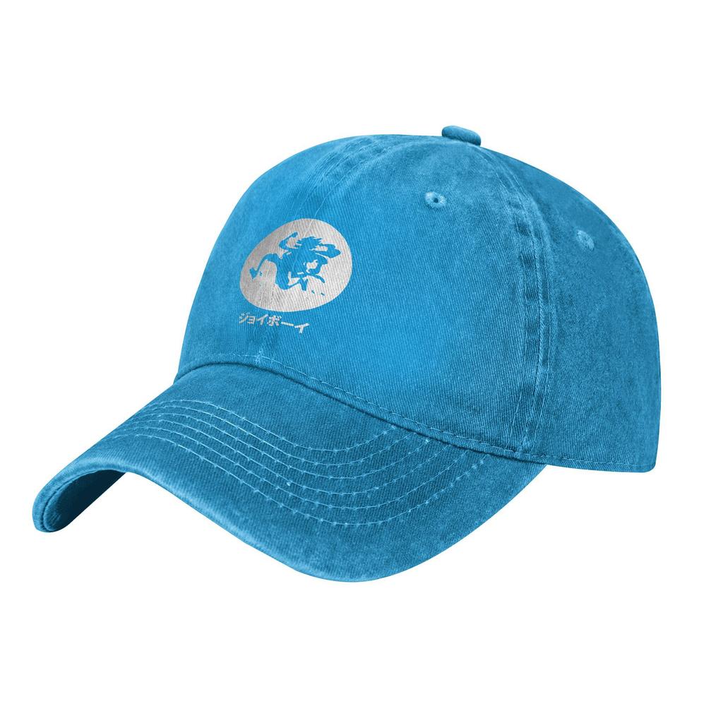 Luffy Gear Moon One Piece Men Women Baseball Cap Distressed Washed Hat Vintage Outdoor Running Golf Unstructured Soft Sun Cap