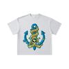 260 GSM Double Yarn 32 Count 100% Cotton One Piece V35 Luffy Kaido Logo Print Unisex Heavy Cotton T Shirt