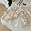 French Solid Lace Sweet Puffy Skirt New Women's Autumn Winter New Ballet Style Cake Skirt Fashion High Waist Short A-line Skirts