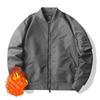 Pánská podzimní a zimní bomber bunda, baseballový dres, trendy ležérní oblečení, fleecová bunda pro muže