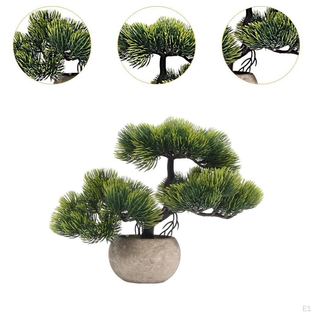 Umělé bonsaje rostliny zeleň Bonsai, falešné pro stolní počítače