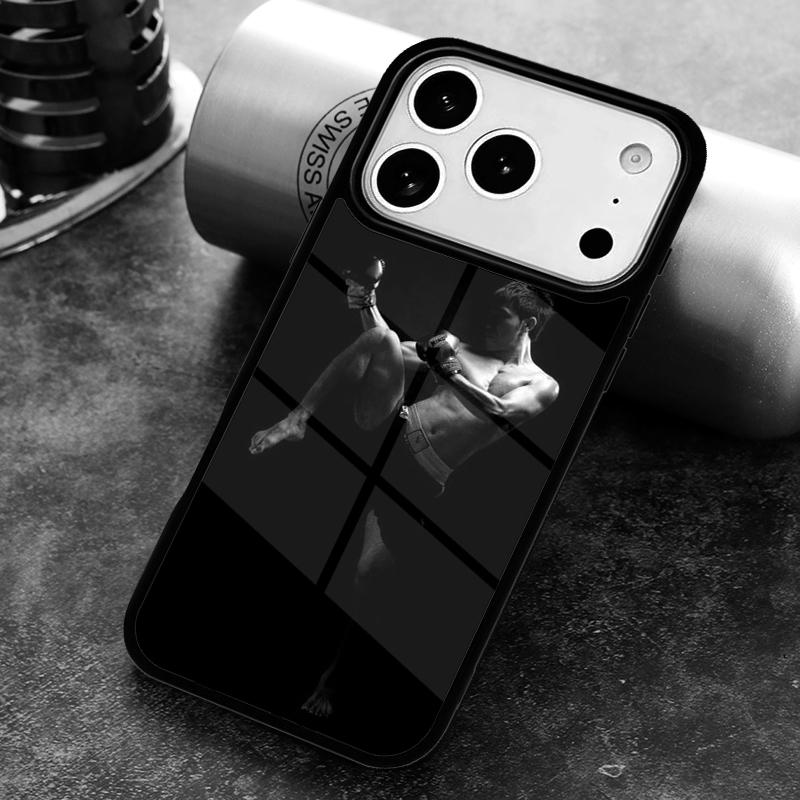 Muay Thai Knee Phone Case for iPhone 17 16 15 Pro Max Air 14 13 12 11 Plus Shockproof Capa Cover