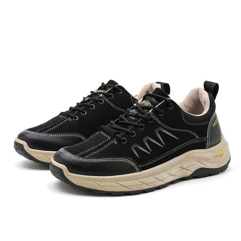 Men s Cross-Border Dad Shoes - Breathable, Trendy, Non-Slip Running & Casual Thick-Soled Sneakers 41