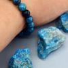 Trendy Blue Apatite Handmade Beaded Stone Bracelet For Women Men Gemstone Bracelets Boss Day Scene Employee Appreciation Gifts