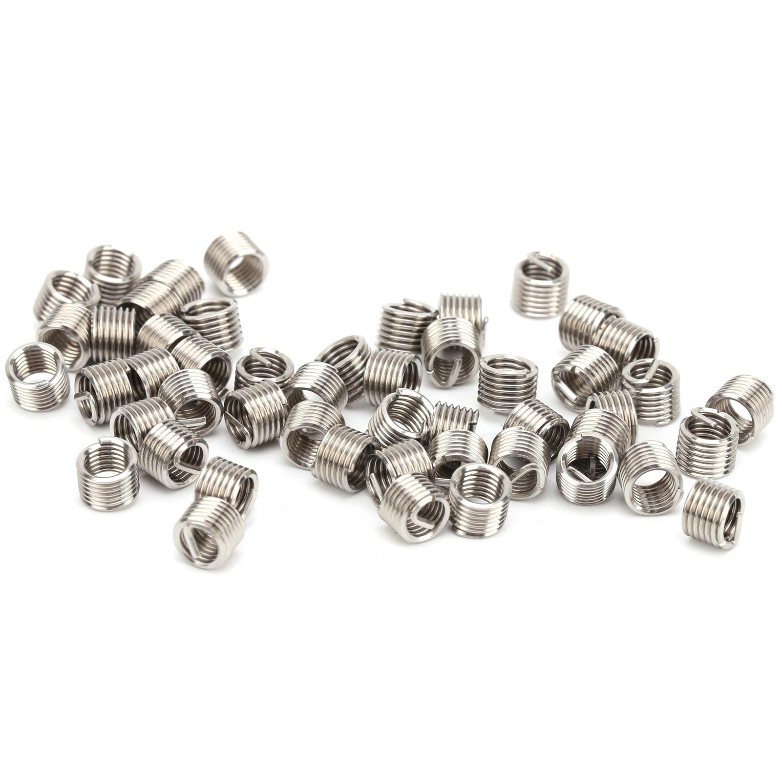 

50 шт. Резьбовые вставки Внутренняя Наружная Переходная гайка Инструмент для ремонта Стальная проволока Крепеж 10322D