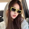 New Vintage Rectangle Sunglasses Women Men Square Pc Frame Sun Glasses Female Brand Retro Shades Fashion Oculos De Sol for Male