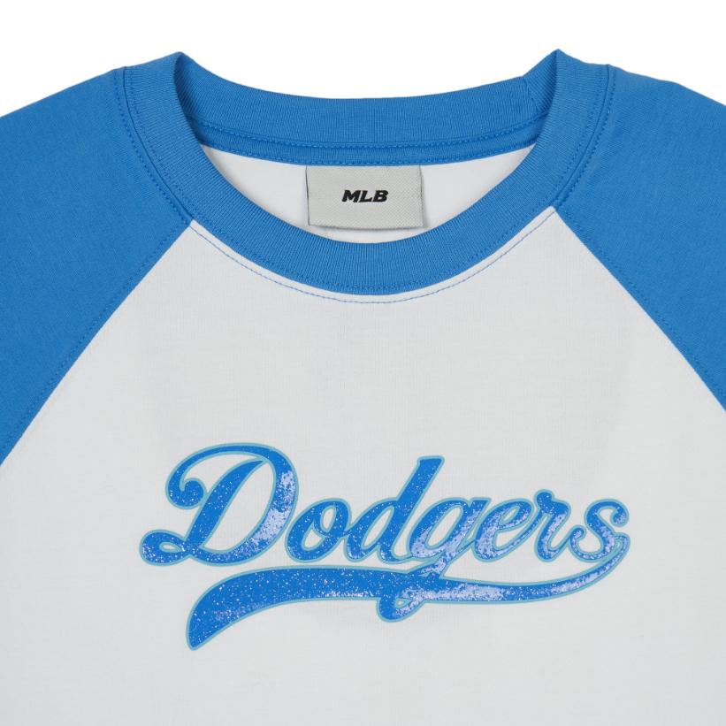 New MLB Raglan Sleeve T Shirt Women's White 3FTSV1343-07IVS