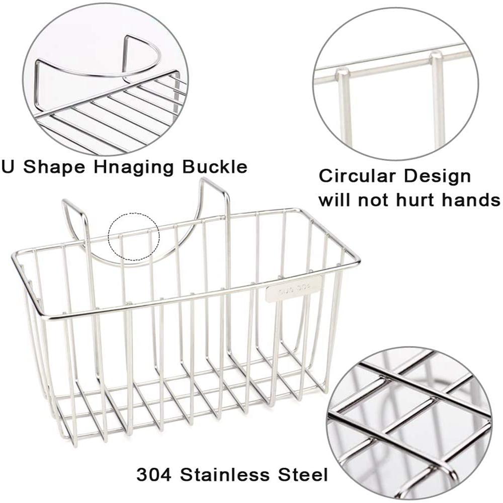 Hanging Home Sink Accessory Brush Storage Drainer Rack Kitchen Supplies Sponge Holder Sink Basket