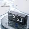 High Quality Office & Household Wireless Bluetooth Speaker with Mini Card Mirror Alarm Clock Audio Stall Receiving Voice Prompt