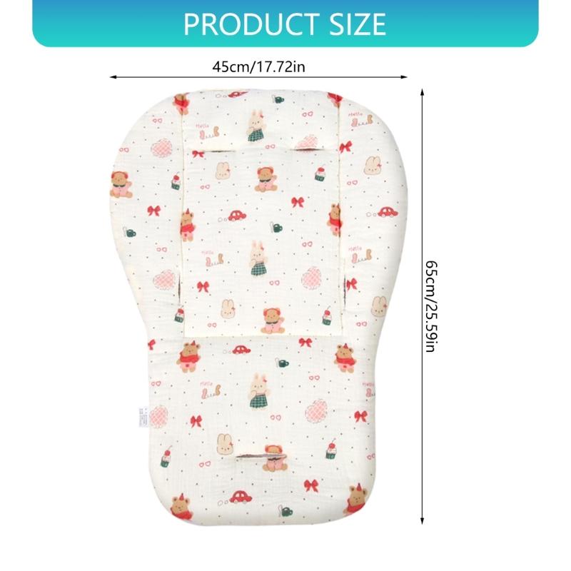 Four Season Infant Strollers Seat Pad Cushion Double Sided Design Even In Hot And Cold With Universal Compatibility