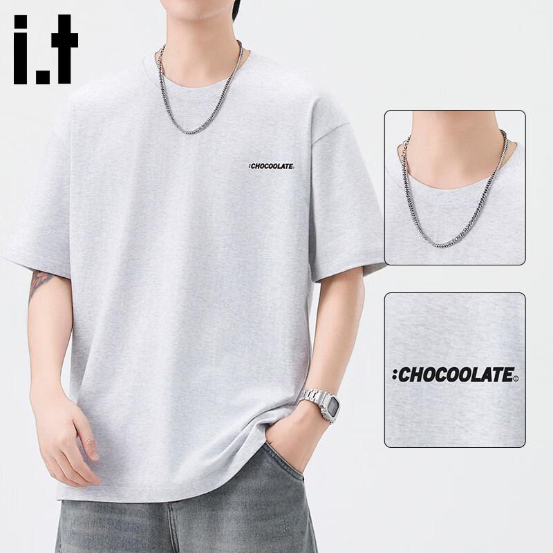 

CHOCOOLATEit Men s American Letter Print Cotton T-Shirt L