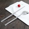 1 Set Korean Chopsticks & Spoon Stainless Steel Tableware Dinnerware Sets