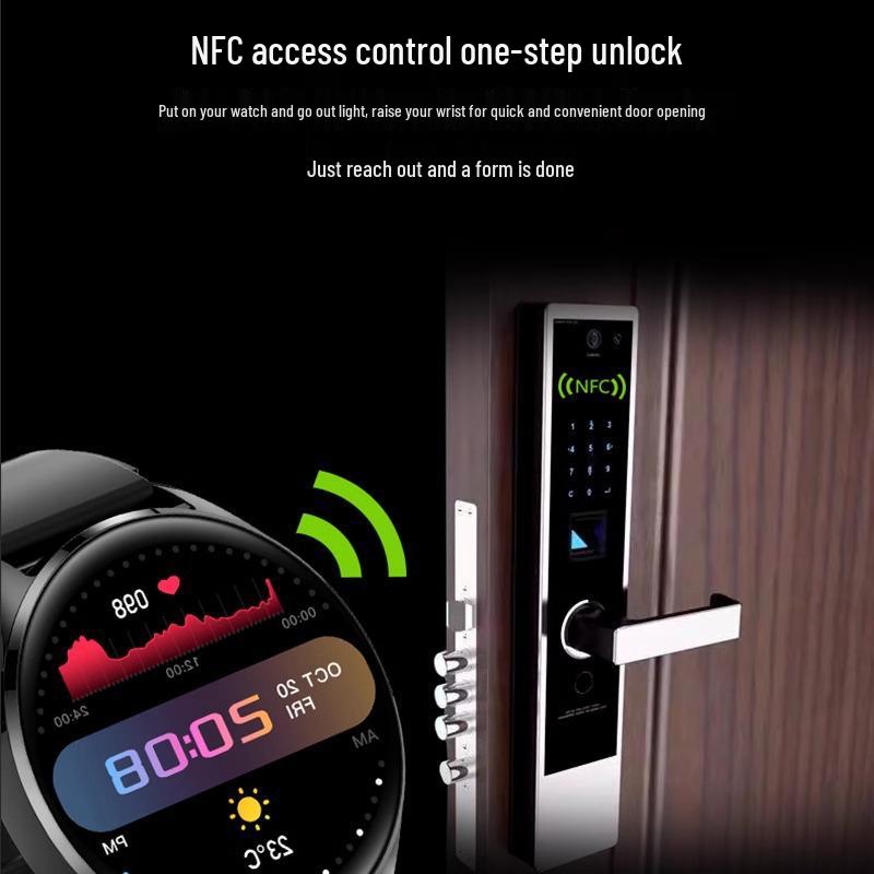 2025 NFC Bluetooth Call T05 Smartwatch GT5Pro for Men & Women