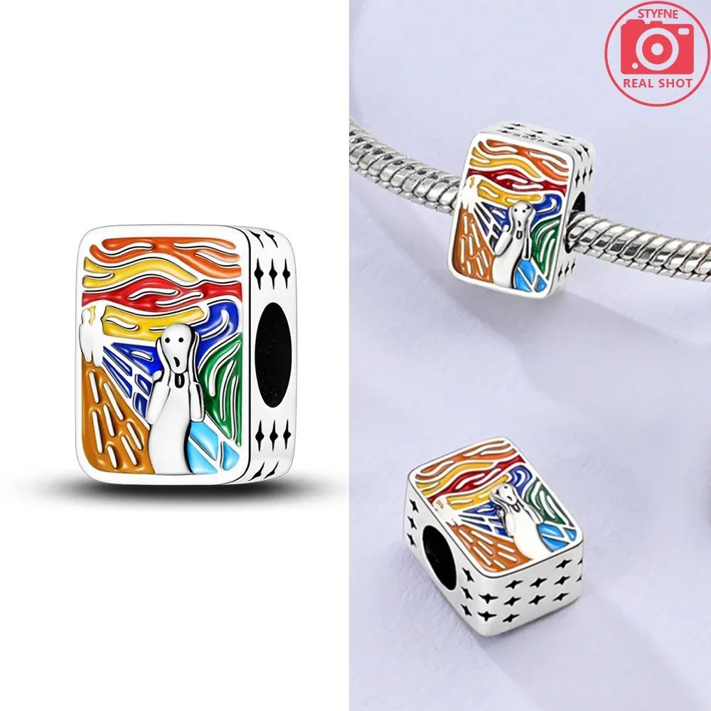 Original Envelope Heart Snowflake Watch Magic Hatcopper Beads Charms Fit Bracelet Jewelry Women Diy Accessories Fine Gift