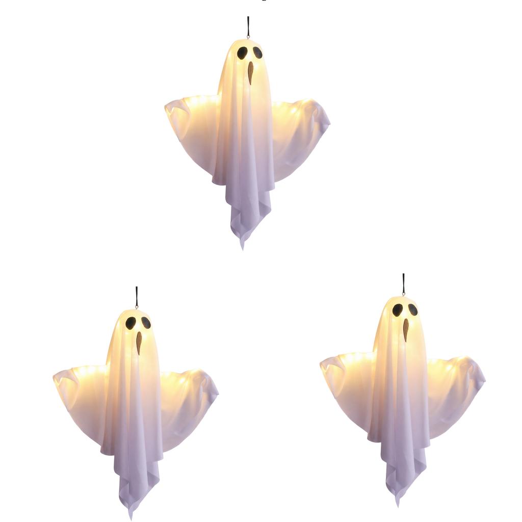 Halloween String Lights with Decorations 3-Pack for Indoor and Outdoor Decor