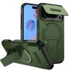Shockproof Armor Flip Camera Protect Phone Case for IPhone 17 16 13 12 11 Pro Max 14 15 Plus 16E 17 Air for Magnetic Stand Cover