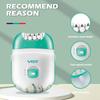 2026 VGR V-726 New Epilator Women Shaver Mini Plucker USB Rechargeable Electric Pedicure for Face Legs Bikini Precise and Gentle Home Hair Removal