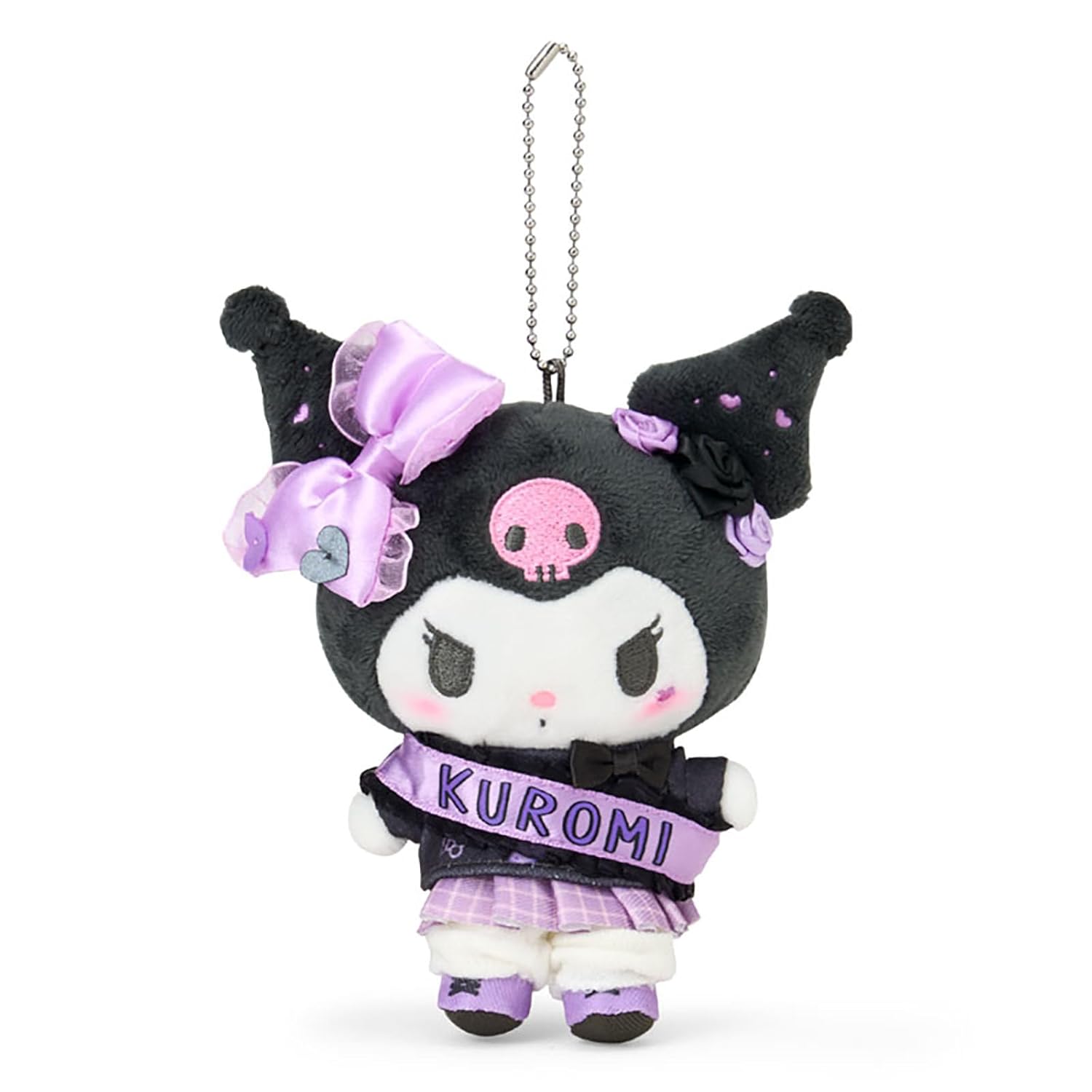 Sanrio Mascot Holder (#Sanrio Gakuen Kirameki Matsuri) Kuromi PolyesterSteel Suitable ages 6 up 609587