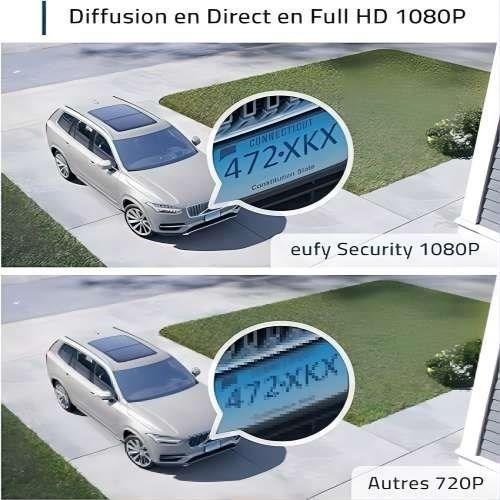 EUFY - 2 caméras de surveillance + 1 base - EufyCam2C