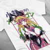 2025 Summer Dragon Maid Tohru T-shirt Kobayashi-san Chi No Maid Dragon Girl Waifu T-Shirt Y2Y for Both Men Women Camisetas Surf