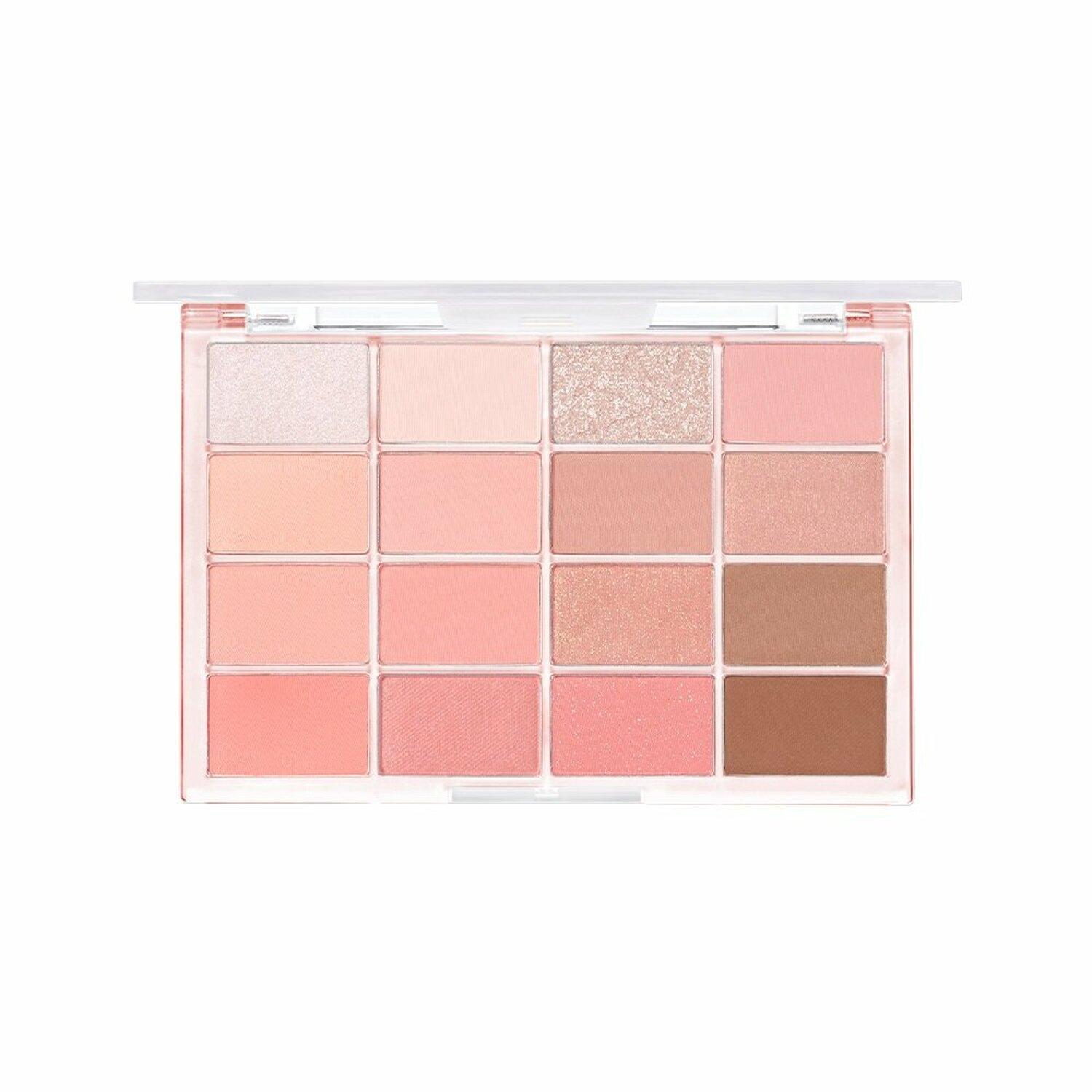 

WAKEMAKE NEW Soft Blurring Eye Palette 14г 10 цветов, Макияж, Корейская косметика, KBeauty, пробник 08 Candy Coral Blurring