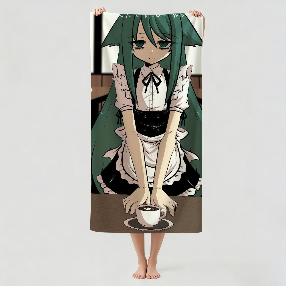 The S-Song of S-Saya Anime Towel Drying Bath Towel Applicable To Light Swimming Camping Yoga Beach Out