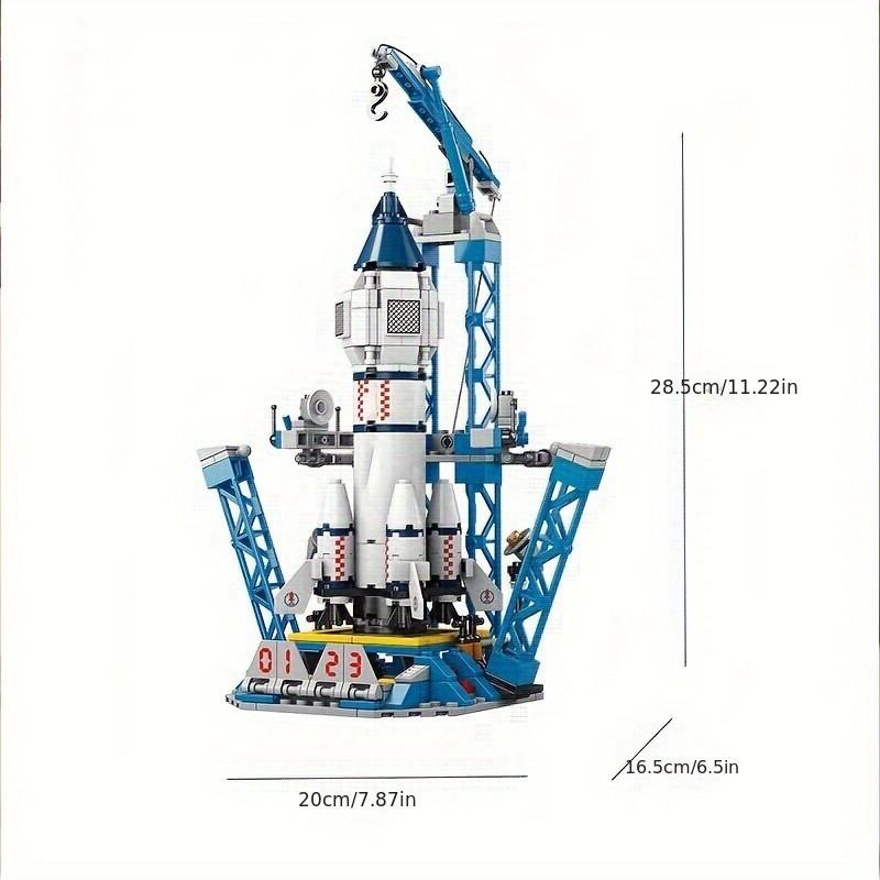 2 Style Space Shuttle Rocket Model Toys Building Block Toys Children's Diy Building Toys Gifts for Boys and Girls