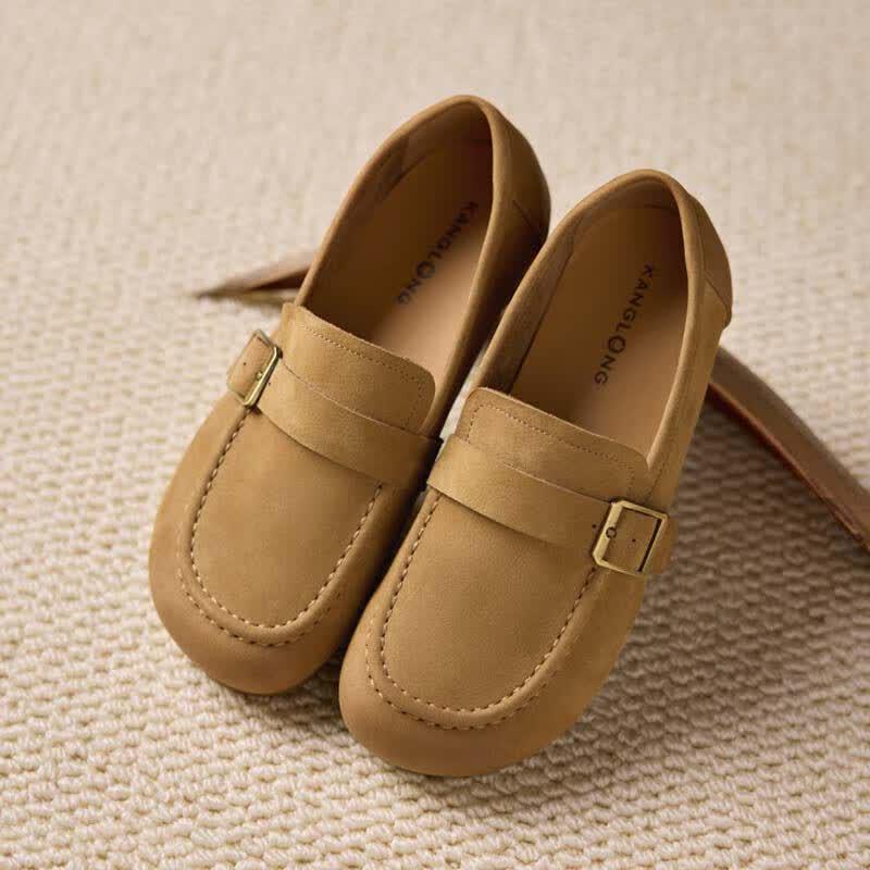 Kanglong Women s Slip-on Loafers 35