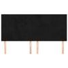 Maison Exclusive - Tête de lit Noir 200x5x118/128 cm Velours