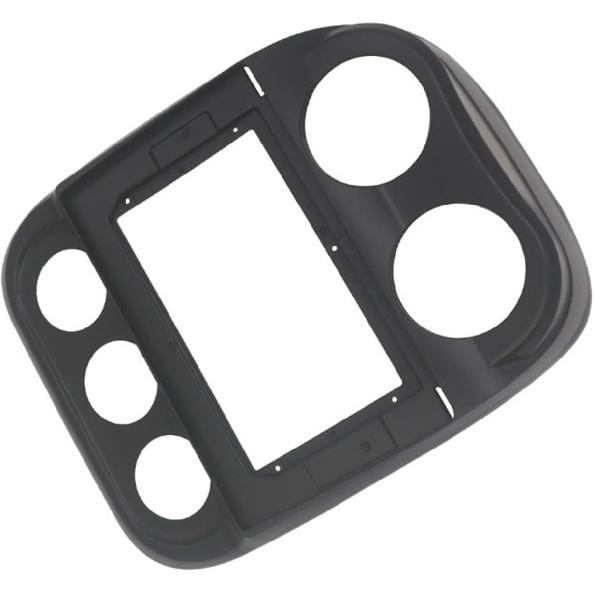 

Car Radio Fascia Panel 9/10 Inch Car Radio Frame Kit/Fit for Jeep Compass Jeep Patriot 2010-2016 Panel CD DVD Player Audio Frame Dashboard Mount Kit 10.1 inch